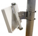 Pole & wall mount bracket for panel antenna with tilt