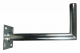 Stahl - Wandhalter galvanisch verzinkt, 45 cm