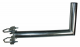 Stahl - Wandhalter galvanisch verzinkt, 25 cm