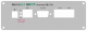 Frontpanel for mBOX-DSK-RB/43x with power, serial & LAN