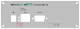 Frontpanel for mBOX-DSK-RB/x11 with Power, LAN & Serial