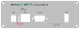 Frontpanel for mBOX-DSK-RB/x11 with Power, LAN, Serial & USB