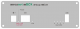 Frontpanel for mBOX-DSK-RB/x11 with power, LAN & USB