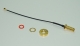 Mini-SMT/U.FL r/a ma. <-> RP-SMA fe. bulkhead, 10 cm 1.13, special washer