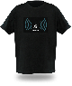 T-Shirt mit WiFi-Detektor, schwarz, XL