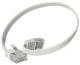 Slim-Line Cat 6 patch cable, U/UTP 1.00 m, white