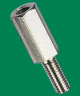 Distance tube, hex-head, UNC, inside/outside thread, 12.7mm (1/2 Zoll)