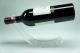 Wine cradle made of acrylic with engraved logo
