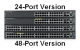 XGS3700-24HP, 24-Port GigE L2+ PoE Switch with 10GbE Uplink